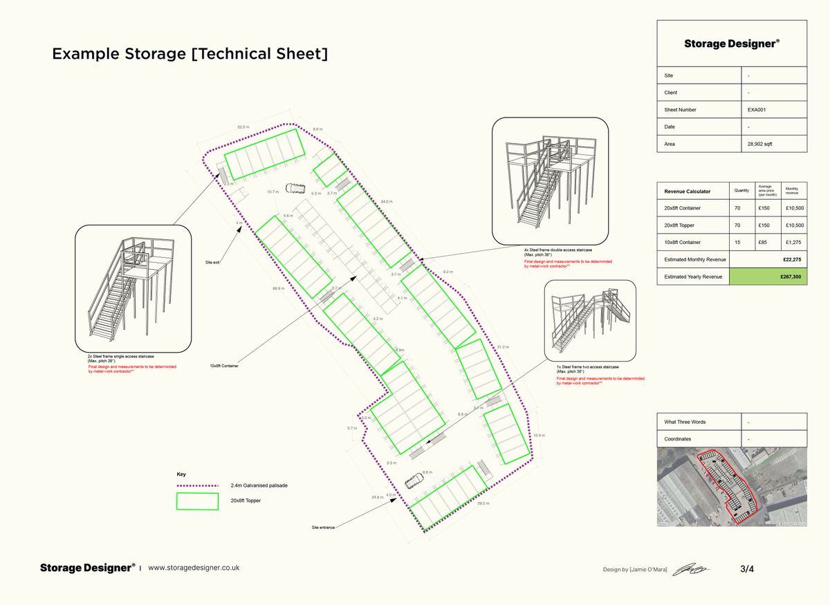 Storage Designer | Specialist CAD for Self-Storage & Container Sites